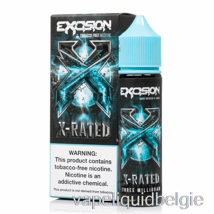 Vape-vloeistof X-rated - Excisie - Alt Nul - 60 Ml 3 Mg